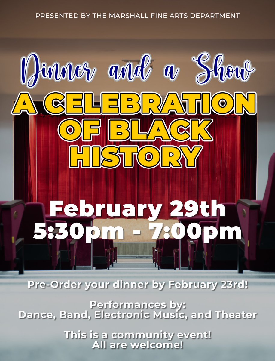 Marshall Middle School (@mmafahisd) on Twitter photo Join us for this special concert and night, this Thursday. <a href="/jbridgewaterEDU/">Jeff Bridgewater</a> @HISDCentral Join us for this special concert and night, this Thursday. <a href="/jbridgewaterEDU/">Jeff Bridgewater</a> @HISDCentral