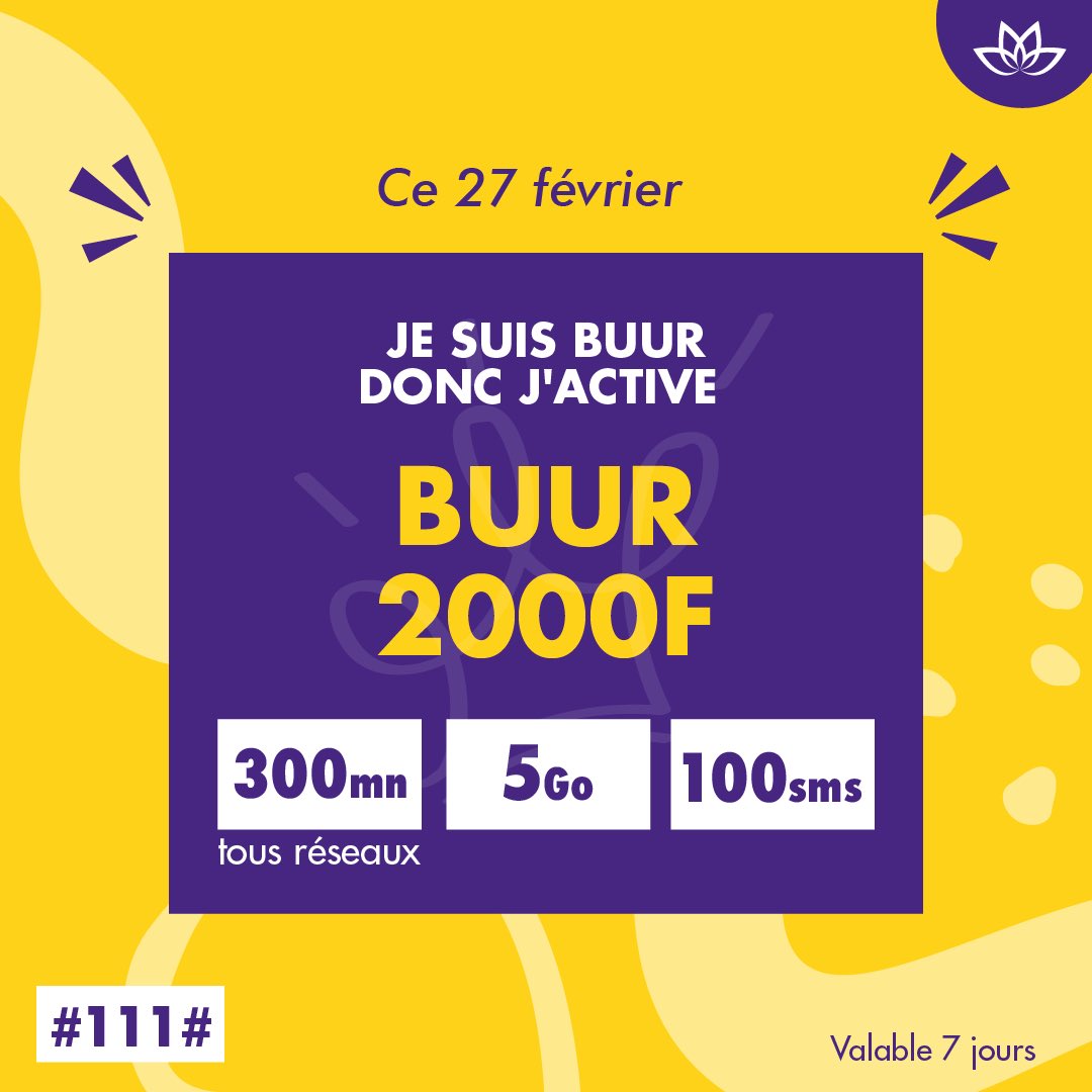 expressosenegal's tweet photo. Buur ñëw na, néleen ko bismillah !
Tannal bi nga soxla entre bu 500F bu 1000F wala 2000F
Tu es BUUR donc tu actives le….. ?
Defal legui #111#, yako fa am !
#weloveexpresso #m
#buur
#expressosenegal https://t.co/1xqXeIAUEY