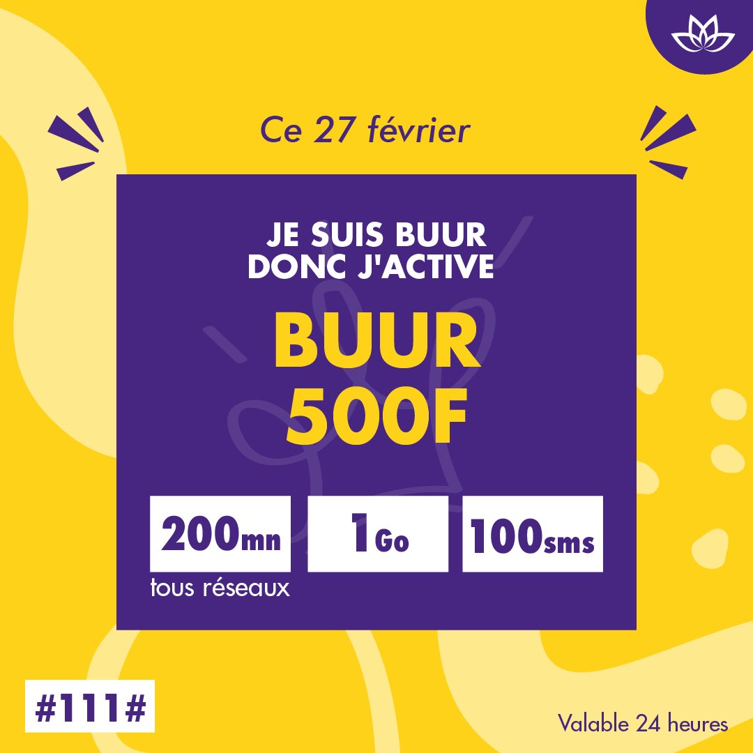 expressosenegal's tweet photo. Buur ñëw na, néleen ko bismillah !
Tannal bi nga soxla entre bu 500F bu 1000F wala 2000F
Tu es BUUR donc tu actives le….. ?
Defal legui #111#, yako fa am !
#weloveexpresso #m
#buur
#expressosenegal https://t.co/1xqXeIAUEY