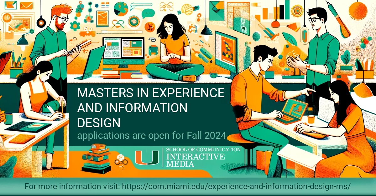 Learn more about our MS in Experience and Information Design at the University of Miami #ux #design #xid com.miami.edu/experience-and…