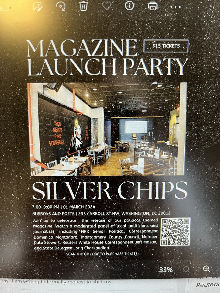 If you’re in the Takoma Park area on Friday night, stop by a support student journalism