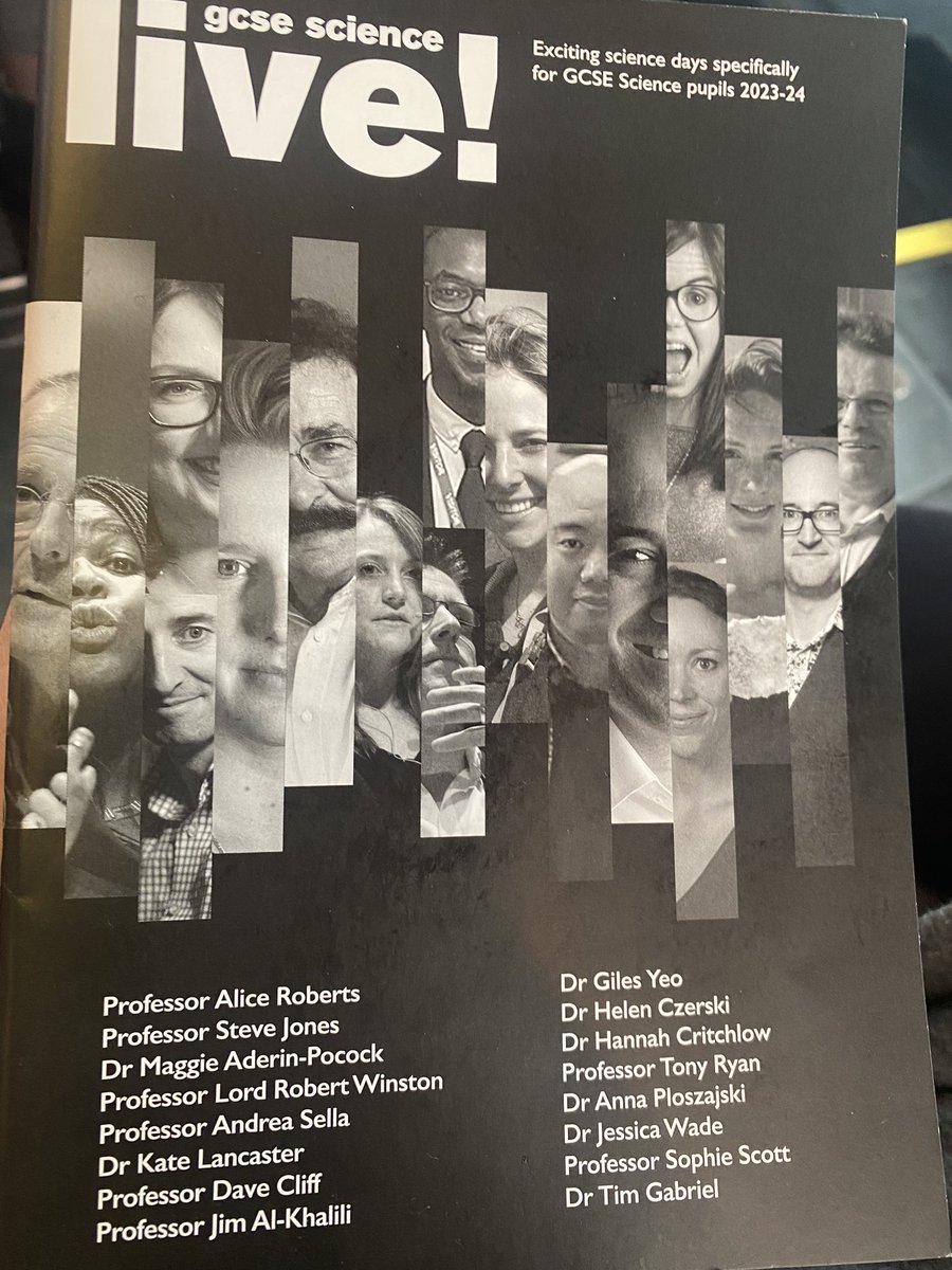 NBHS Science (@nbhsscience) on Twitter photo A fabulous day at <a href="/gcsesciencelive/">GCSE Science Live!</a> in Bristol with Year 11. Some inspiring talks from
<a href="/theAliceRoberts/">Prof Alice Roberts💙</a>, <a href="/ProfRWinston/">Robert Winston</a> and <a href="/davecliff/">Dave Cliff</a> as well as some brilliant exam advice from Chief Examiner Stewart Chenery giving us lots of food for thought! #UpAndAtom #EverydaysASchoolDay A fabulous day at <a href="/gcsesciencelive/">GCSE Science Live!</a> in Bristol with Year 11. Some inspiring talks from
<a href="/theAliceRoberts/">Prof Alice Roberts💙</a>, <a href="/ProfRWinston/">Robert Winston</a> and <a href="/davecliff/">Dave Cliff</a> as well as some brilliant exam advice from Chief Examiner Stewart Chenery giving us lots of food for thought! #UpAndAtom #EverydaysASchoolDay