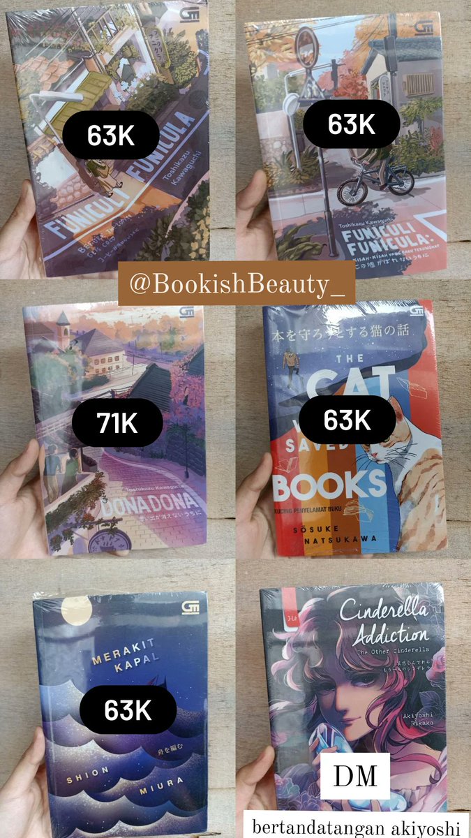 *jpf wts yuk masih ready semua buku Funicula Funiculi dll Bisa bebas kirim via 🍏 Harga termasuk admin 🍏 Bisa DM @...BookishBeauty_