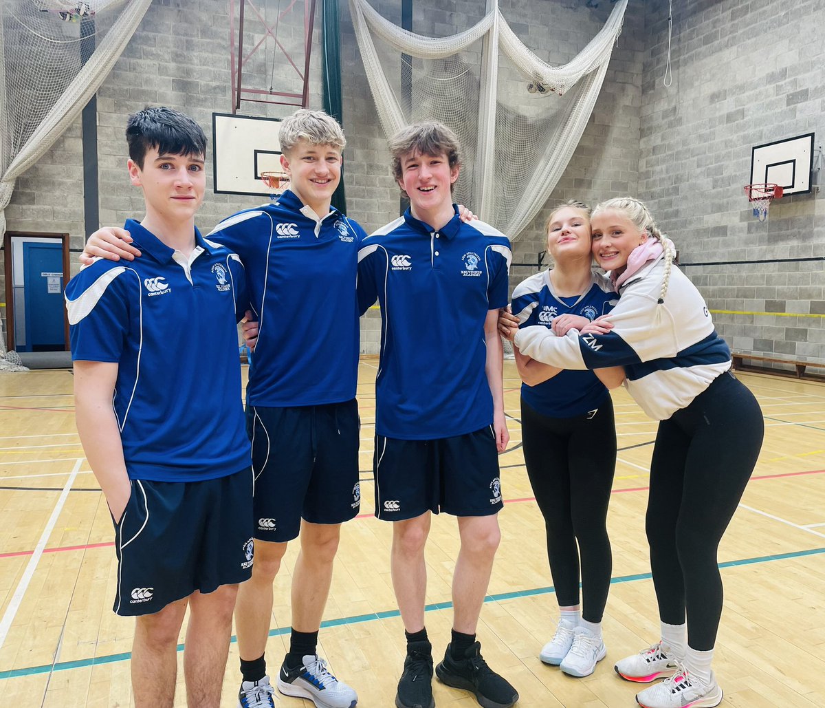 Big smiles as class 5C prepare for assessments in PE. Pupils in @KA_PhysEd have been working hard in both practical and theory classes. Keep up the good work.