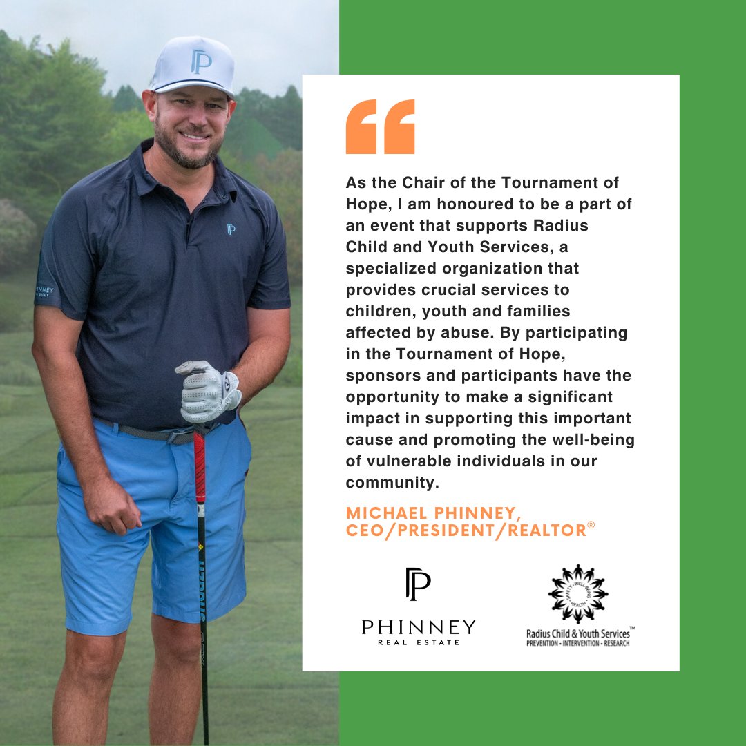 THANK YOU FOR YOUR SUPPORT PHINNEY REAL ESTATE! Looking for a great event to sponsor? The #TournamentOfHope will be held on Monday, August 19th, 2024 at Piper’s Heath Golf Course. 

Reach out to Fundraising Manager, Margaret McConnell or visit: ow.ly/GCQL50QIeVq