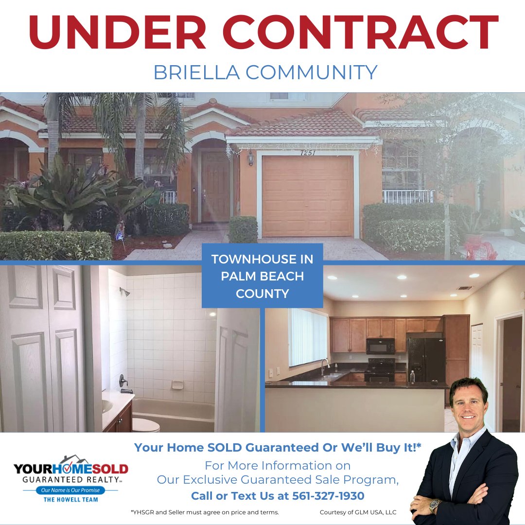 Under Contract!!
in Briella Community

#Undercontract #BriellaCommunity #BoyntonBeachHome #PalmBeachRealEstate #DreamHome #MasterSuite #GraniteCountertops #StainlessSteelAppliances #NewACSystem #CanalView #LakeView #CommunityAmenities #HomeSweetHome #RealEstate #FloridaLiving