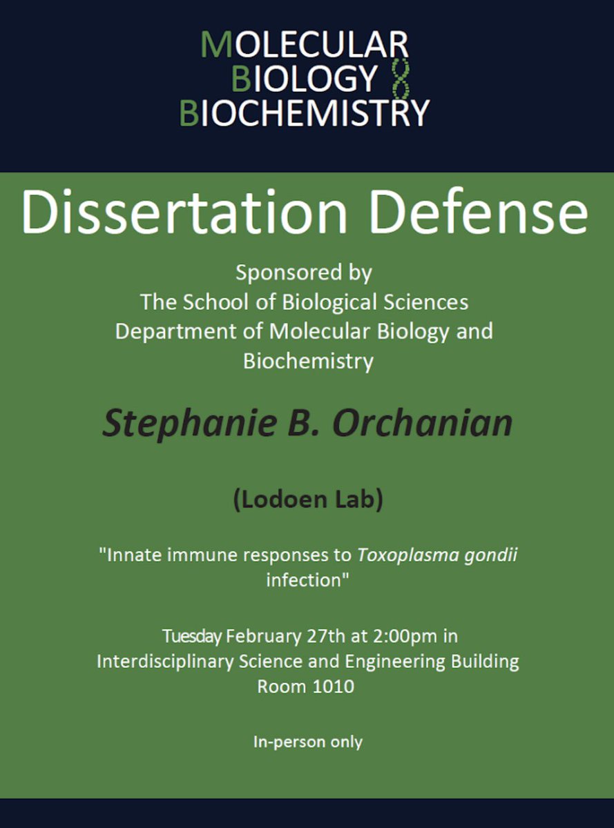 My PhD defense @UCIBioSci has finally arrived!!! Be sure to attend if you’re interesting in learning more about the importance of chemokine production and mechanosensation in innate immunology!