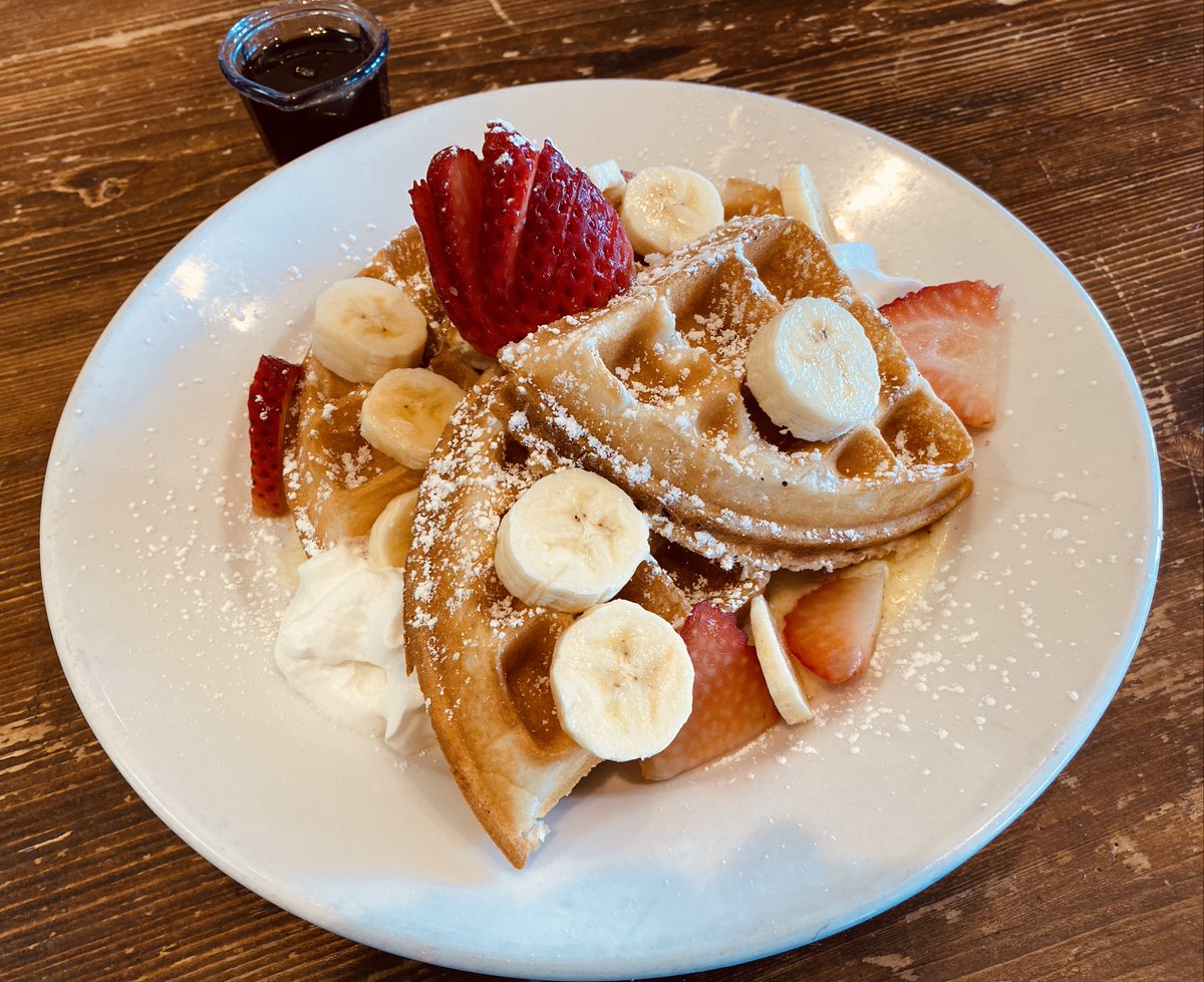 Begin the day in na delicious way with our Golden Crisp Waffle. We offer dine in, take out and we're open to the public at 8am for breakfast every Tuesday - Sunday. Place a reservation by calling 775-787-1800 ext. 3 or online at Open Table.