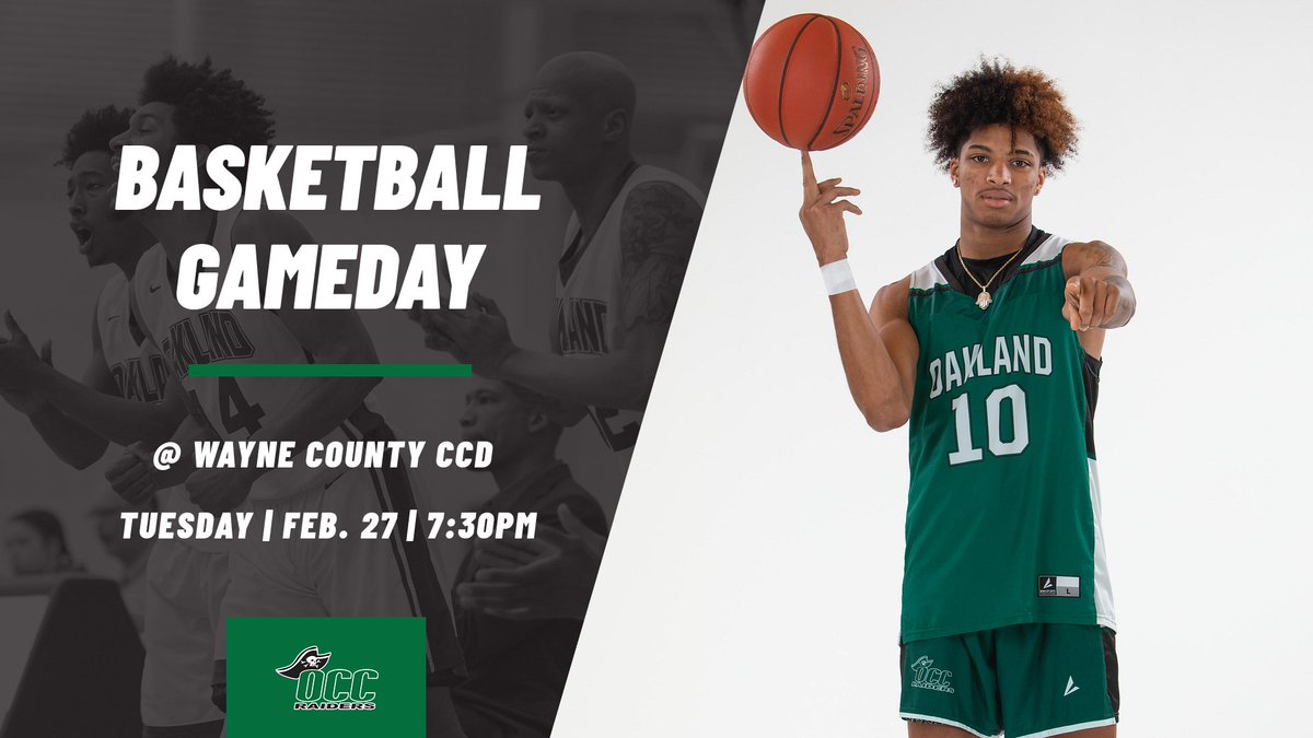 GAMEDAY

Men's basketball looks to put a bow on the 23-24 season as they hit the road one last time looking for a win against Wayne County CCD. Tipoff is at 7:30pm. 

#RollRaiders #NJCAAMBB #MCCAA