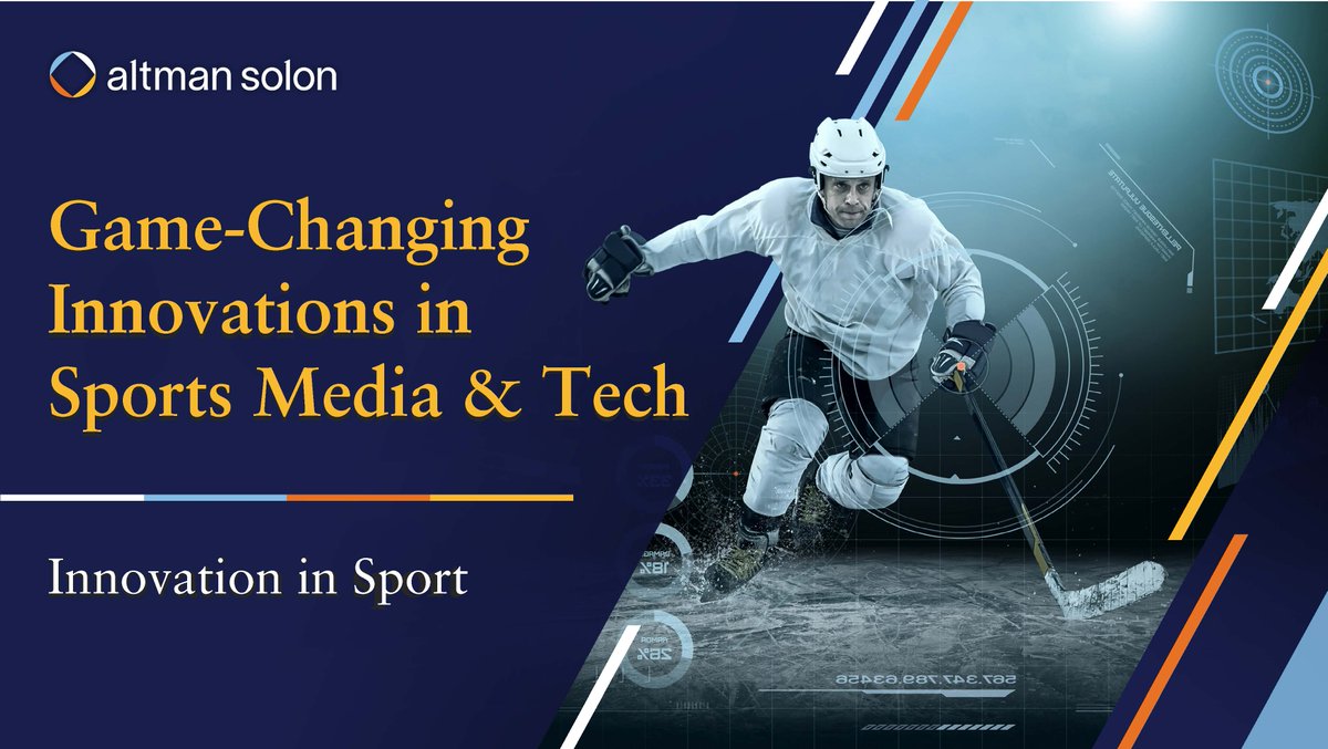💡 What are the biggest game changers in the #sports business? Learn how #sportsmedia groups and rights holders can leverage major #innovations to better address an emerging digitally-native consumer base ➡️ hubs.la/Q02mprFF0 #LiveSports #SportsTech #AI