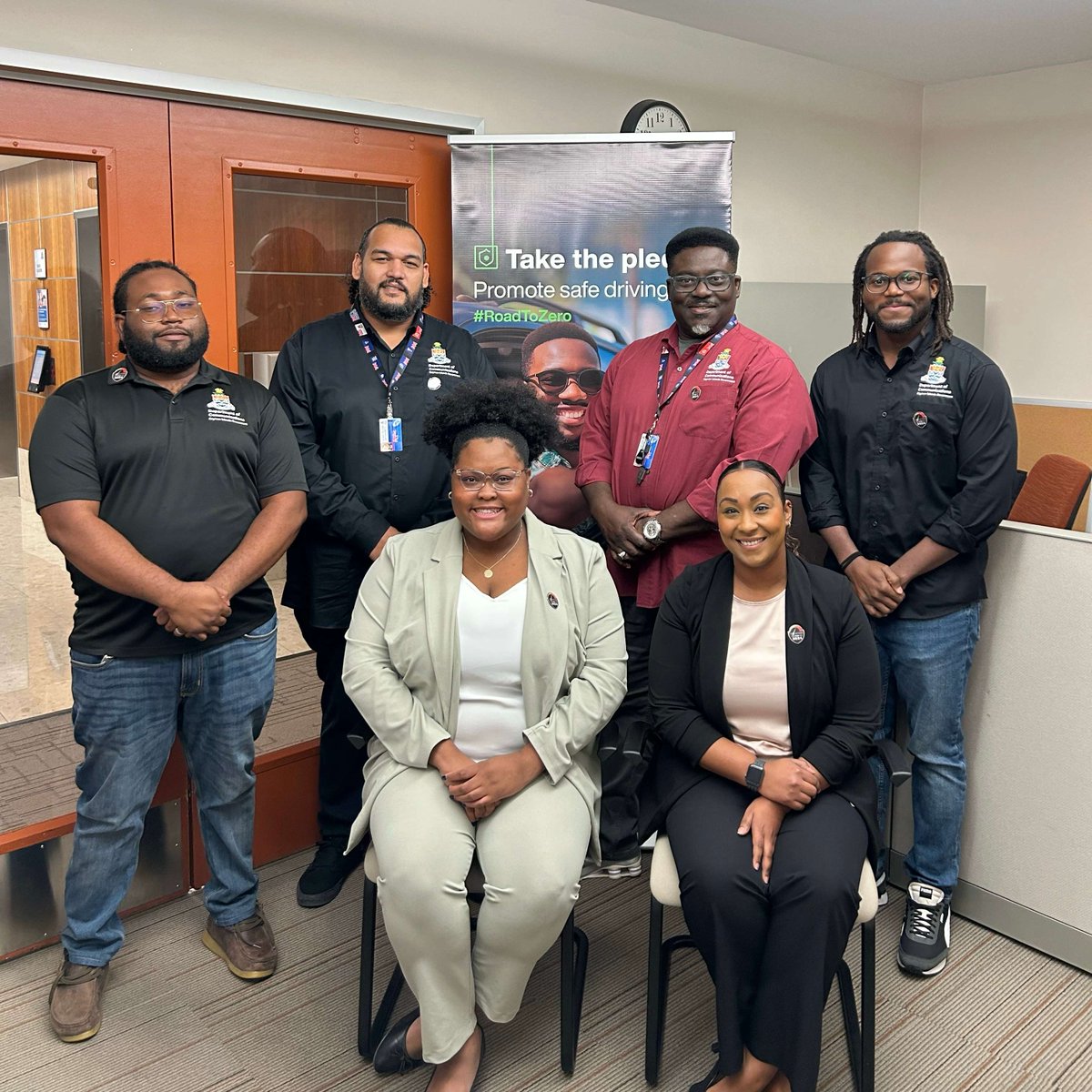 caymangovt's tweet photo. Our dedicated Civil Servants took the Safe Driver's Pledge today! They are committed to spreading the message of what it means to be #RoadSafe and help protect our community for the future.
Take the #SafeDriverPledge today at https://t.co/V0rMF8CWem https://t.co/M2oqAqTAR3