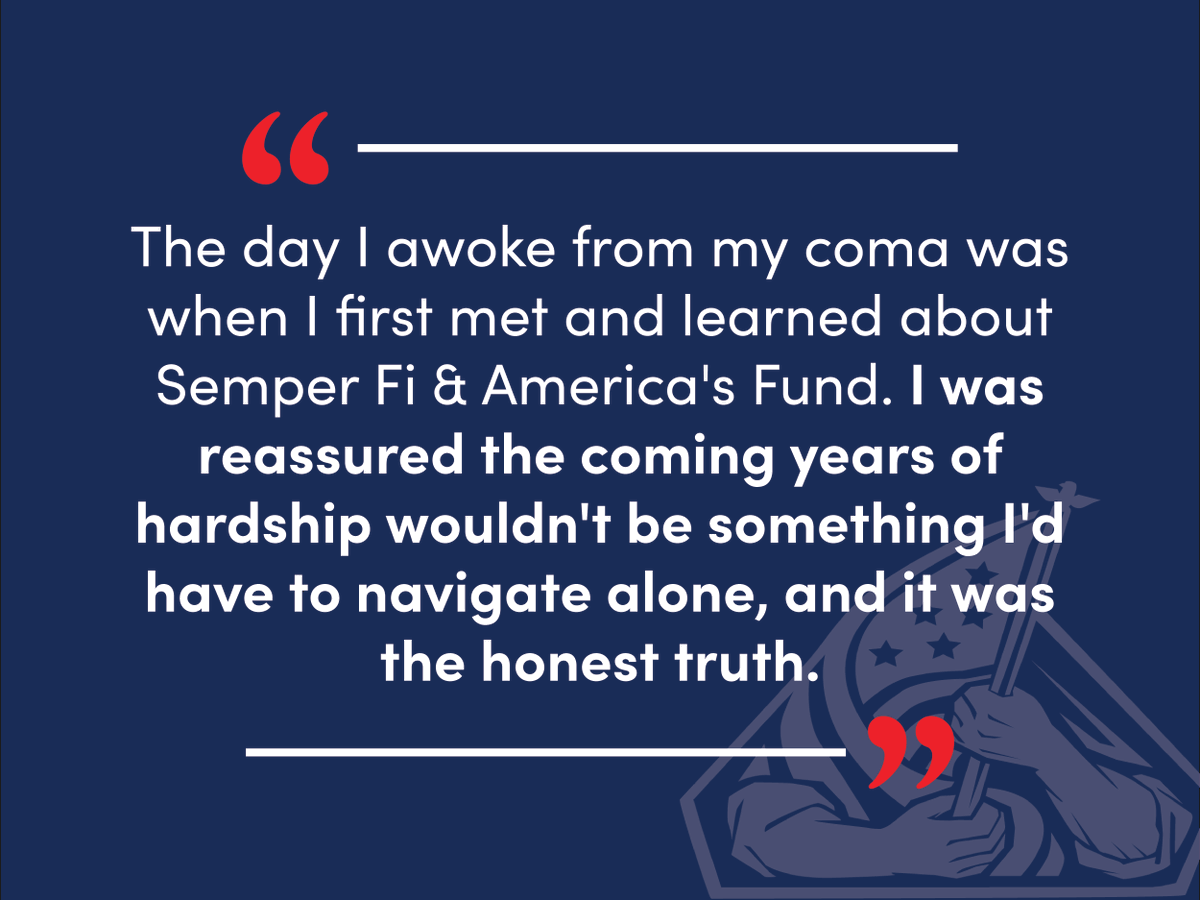 Another #veteranstory to remind us why we continue to serve ❤️️ “The level of commitment The Fund has shown over the years has been a true blessing in my life. Knowing they are always available during times of need is such a reassurance.” #veterans #TheFund