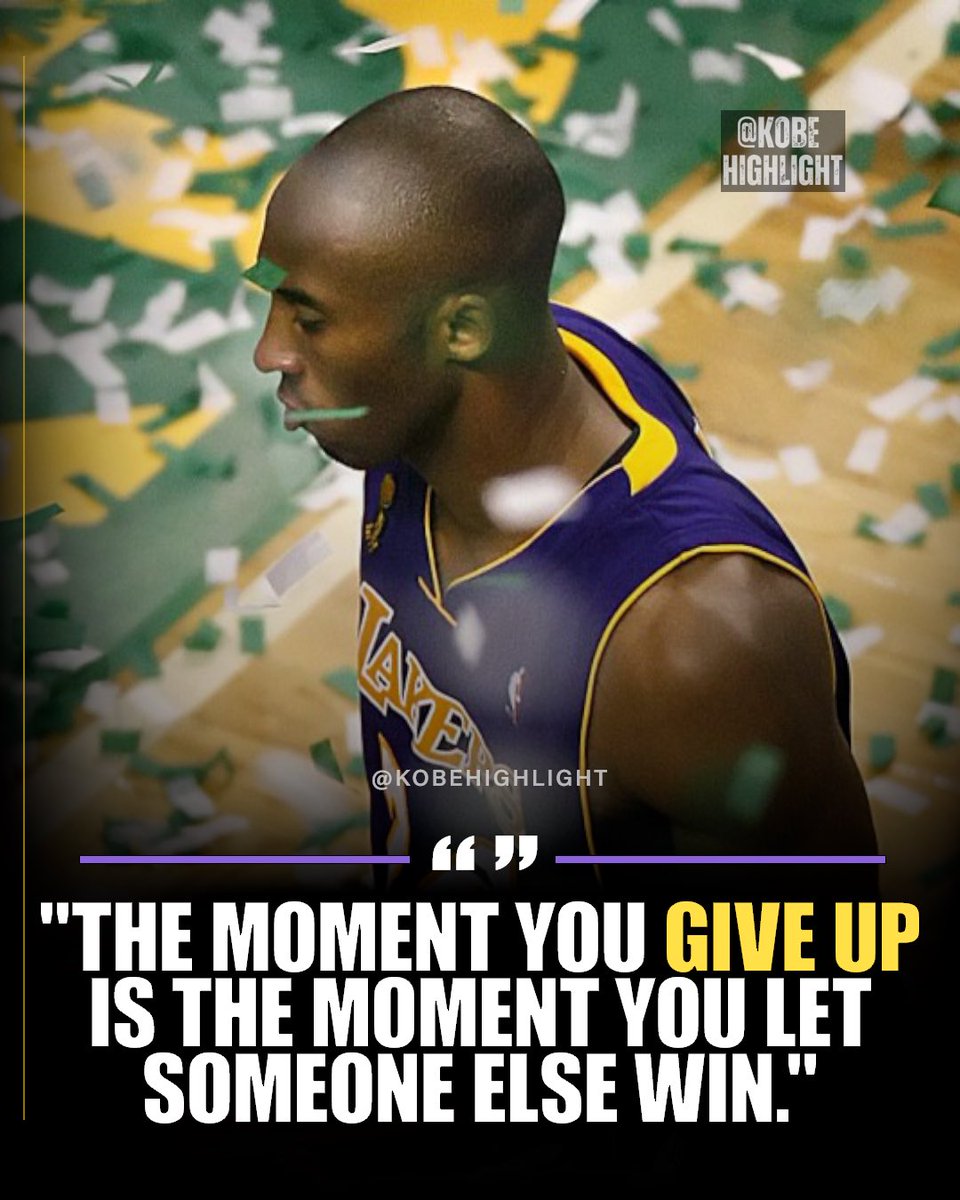 Mamba Mentality forever.