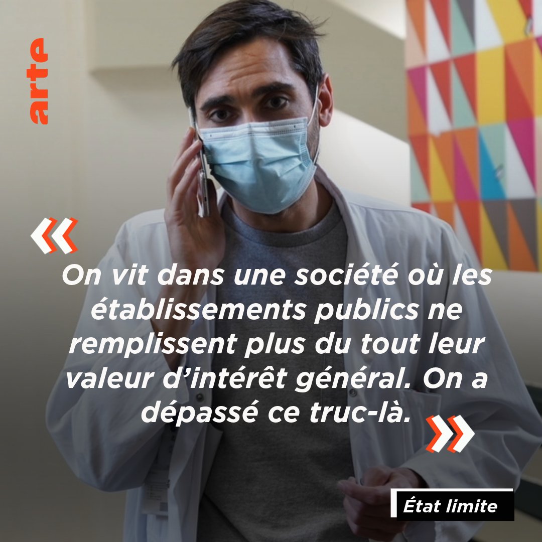 ARTEfr's tweet photo. Seul psychiatre de l’hôpital Beaujon à Clichy, Jamal Abdel-Kader tire le signal d’alarme sur l’état du système de santé français. https://t.co/dAL0c1Ebwp