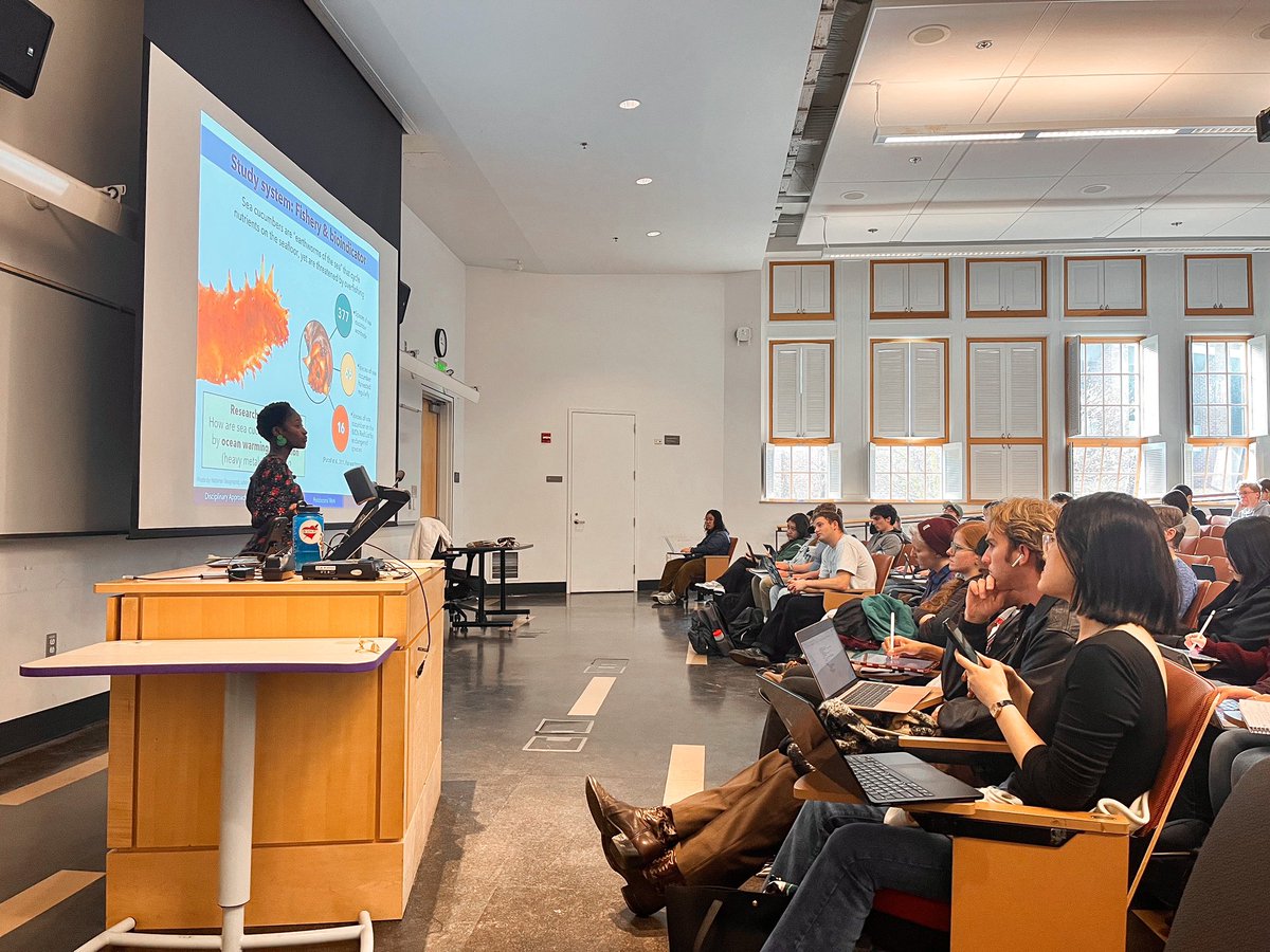 📆 🎙️My first talk on my holistic marine science work in Belize 🇧🇿& PNW🏔️ @UW_SAFS !➡️Swipe to see how it went! Was super nervous sharing complex work so close to my heart ! So proud! 💜✨ #SciComm #HolisticMarineBiology