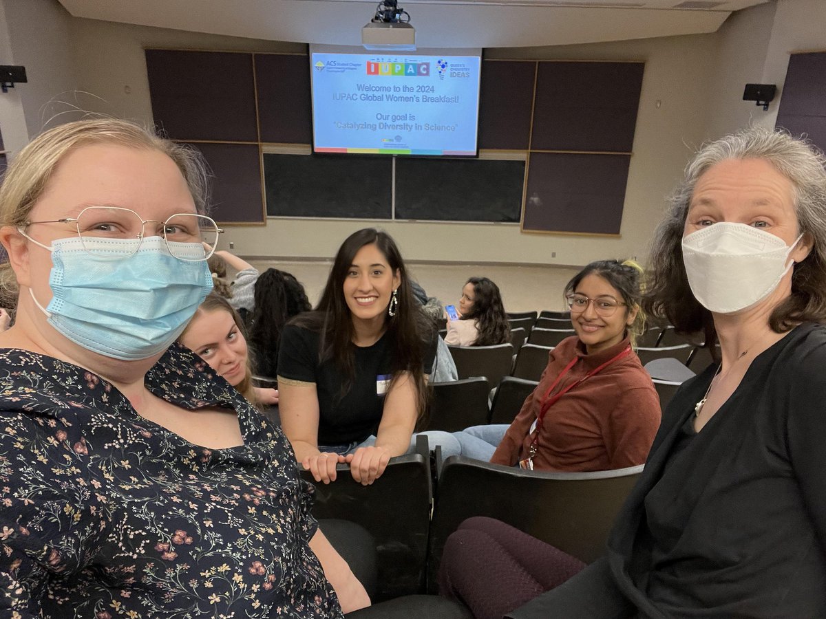 _C2MCI's tweet photo. Representing the C2MCI at the @IUPAC Global Women's Breakfast seminars, with @cathleencrudden ! #GWB2024 https://t.co/CDbsmLW7Ik