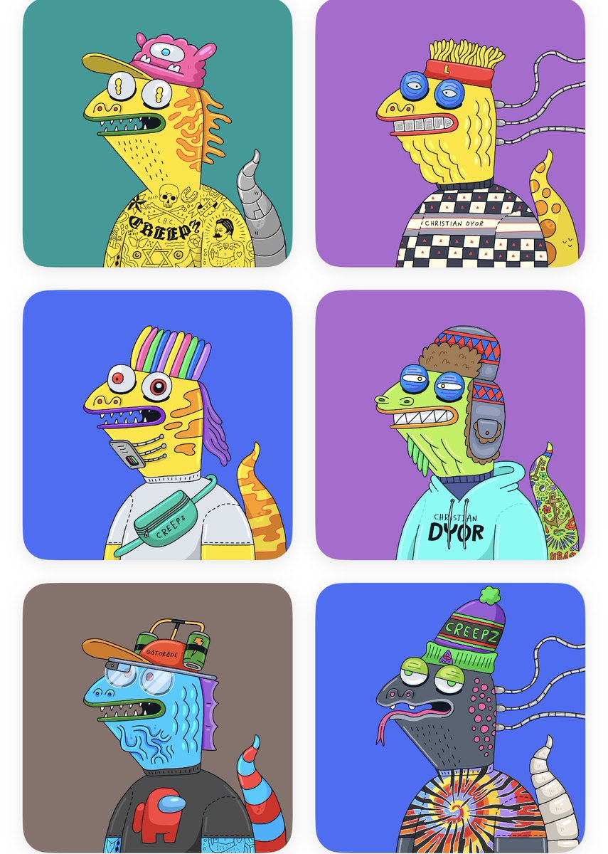 HamiltonCordon's tweet image. The @Overlord_xyz Creepz are dominating Web 3 in 2024 with some exciting surprises on the horizon. It&apos;s just the beginning – don&apos;t underestimate the lizards. 🚀 #Web3Takeover