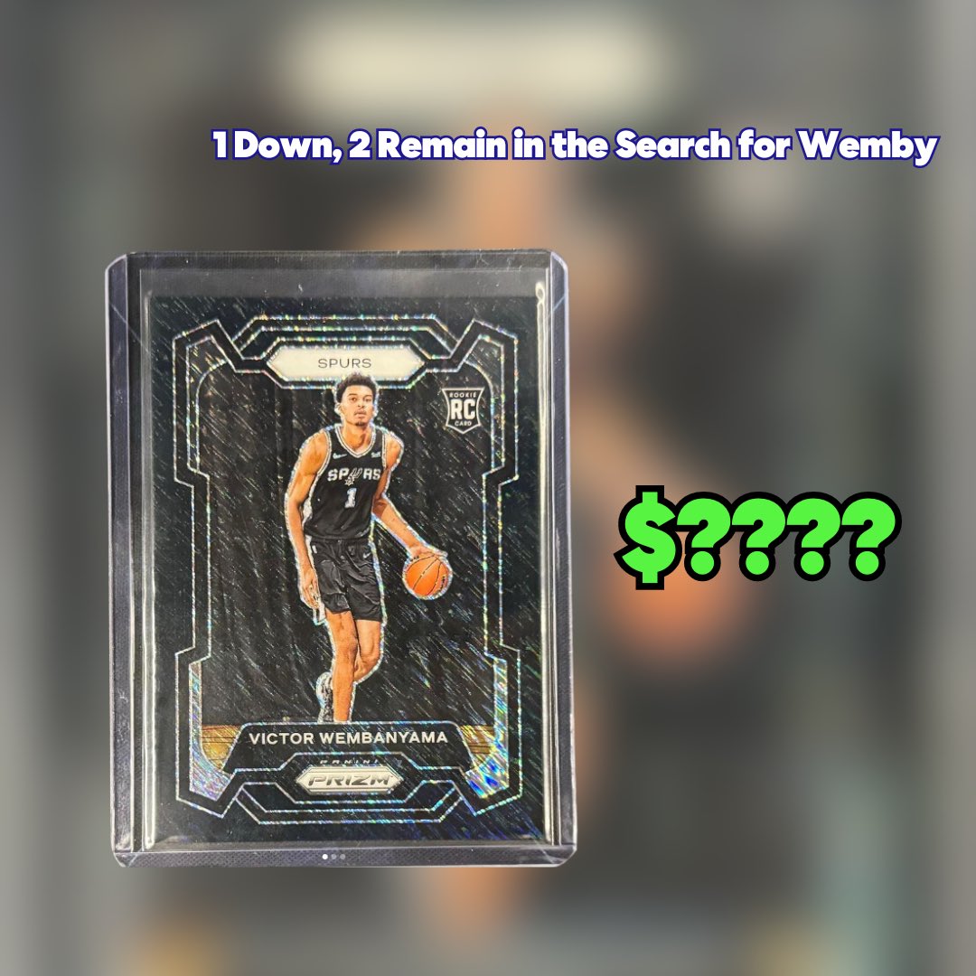 How much is Victor Wembanyama’s Black Shimmer Prizm 1/1 worth?!