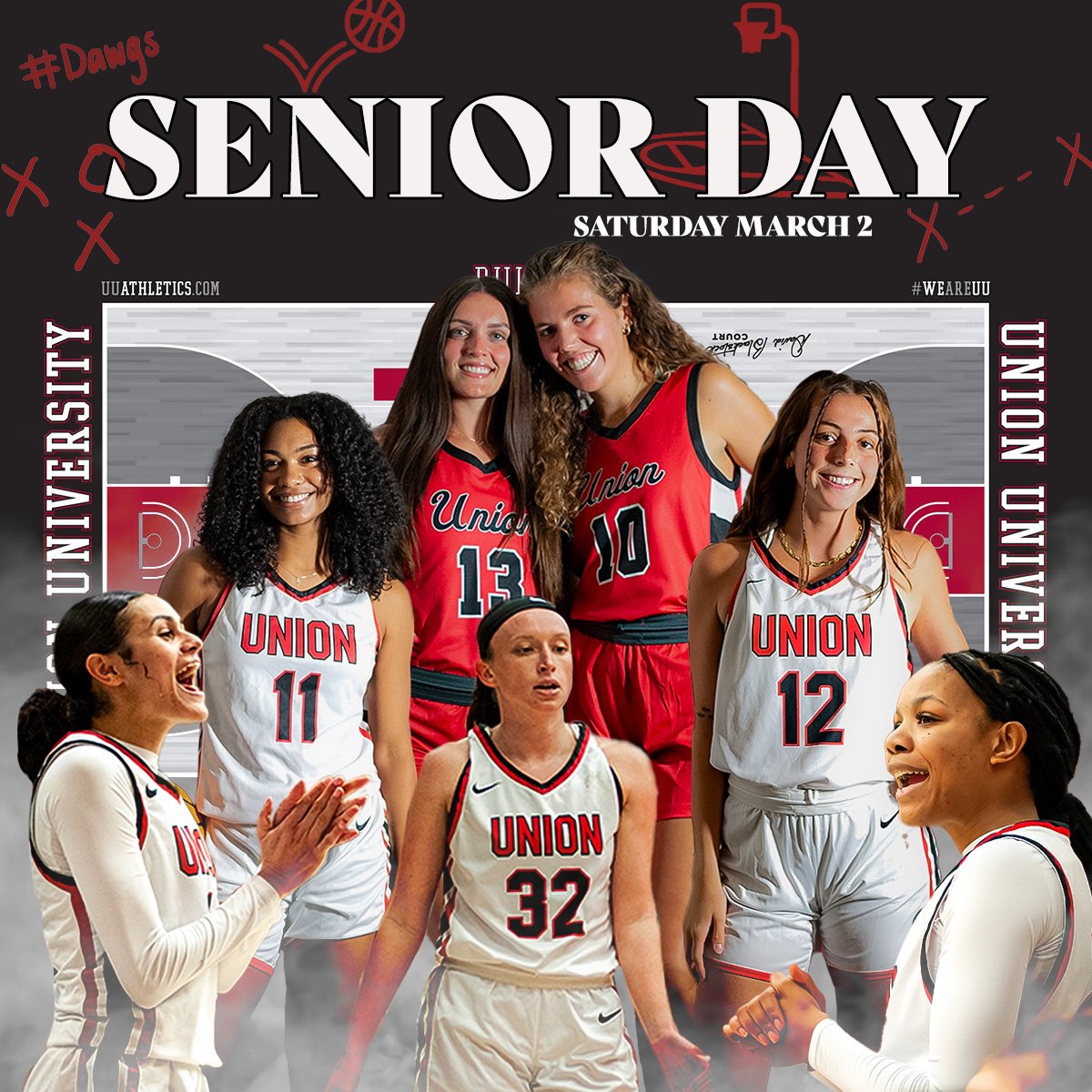 Come celebrate these seniors Saturday for their last regular season game in the Fred!