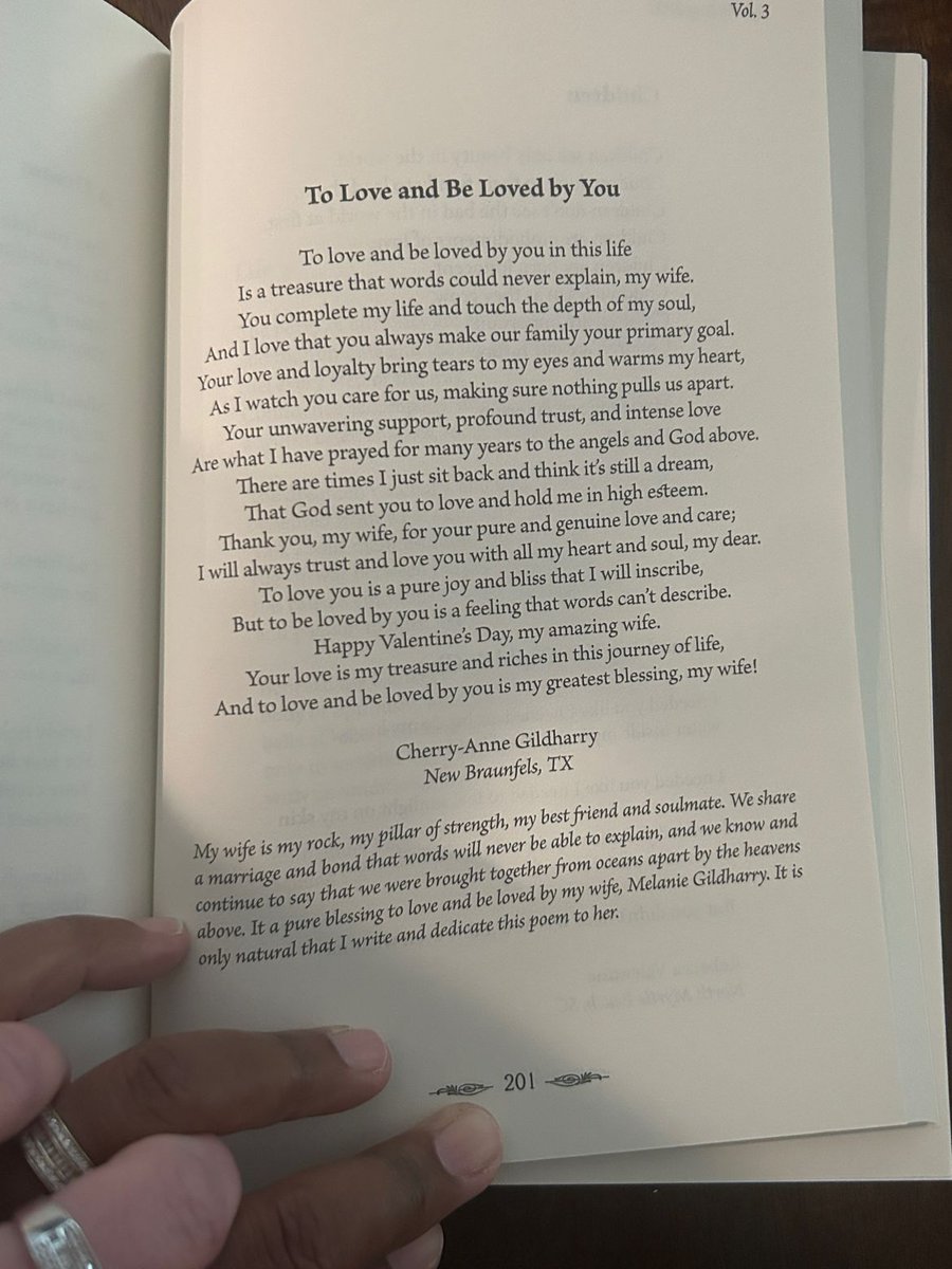 Cherry-Anne Gildharry (@chemelnalis) on Twitter photo Another published poem dedicated to my wife Melanie Gildharry, <a href="/chemelnalic/">Melanie Gildharry</a>. I am so very proud to call you my wife! Thank you for your dedication to our family and for your unwavering love and support!! #proudwife #samesexmarriage #grateful #familylove Another published poem dedicated to my wife Melanie Gildharry, <a href="/chemelnalic/">Melanie Gildharry</a>. I am so very proud to call you my wife! Thank you for your dedication to our family and for your unwavering love and support!! #proudwife #samesexmarriage #grateful #familylove