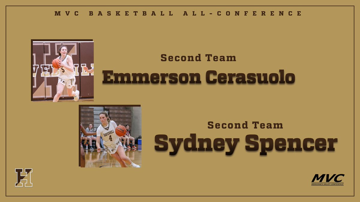 Emmerson Cerasuolo and Sydney Spencer have been named to the MVC All-Conference Second Team.
Congratulations!