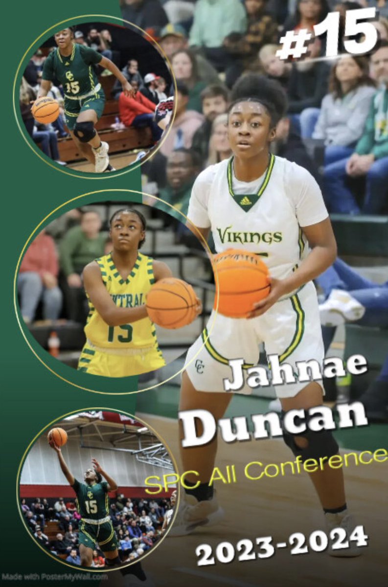 Congratulations to sophomore guard Jahnae Duncan for being named SPC All Conference