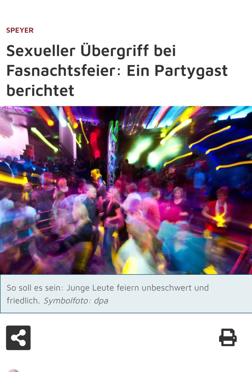 RLP Berichterstattung sexueller Übergriff auf minderjähriges Mädchen: 
1 männlicher Redakteur findet 1 männlichen Partygast, für den alles prima war und ist.
OB IHR GAR NICHTS MEHR MEKRT @rheinpfalz ?! 
#allesanzünden #Patriarchat 
rheinpfalz.de/lokal/speyer_a…