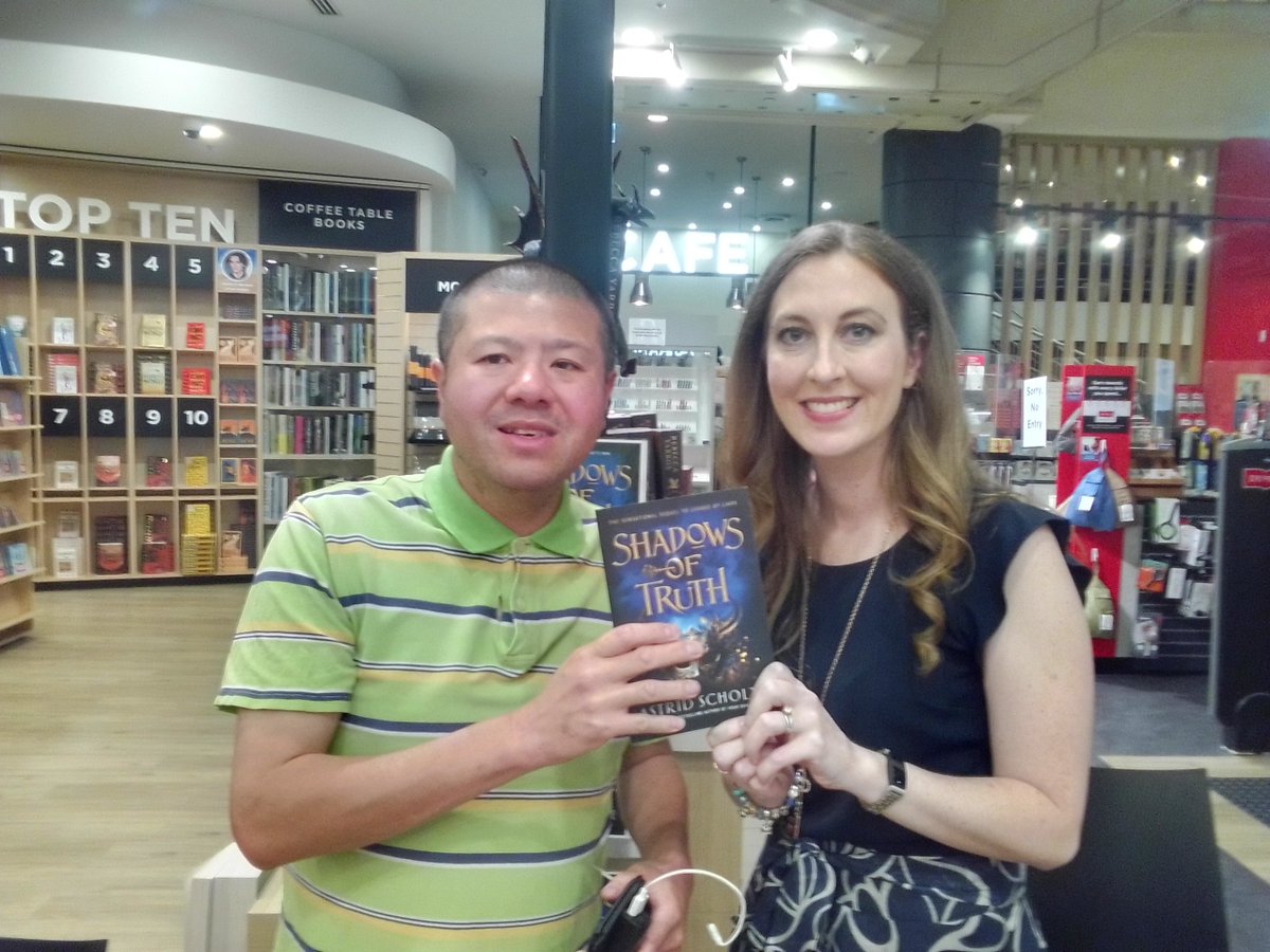 kennythedoosra's tweet photo. Thanks @AstridScholte @LoveOzYA #leagueofliars #fourdeadqueens & #thevanishingdeep @AllenAndUnwin 4 coming 2 Ur book talk #shadowsoftruth @AllenAndUnwin @Dymocksbooks #dymocks234 2nite it was gr8 meeting U there & I am sure @SterlingLordLit likes my pics. #allenandunwin #loveozya https://t.co/stWCSWMA76
