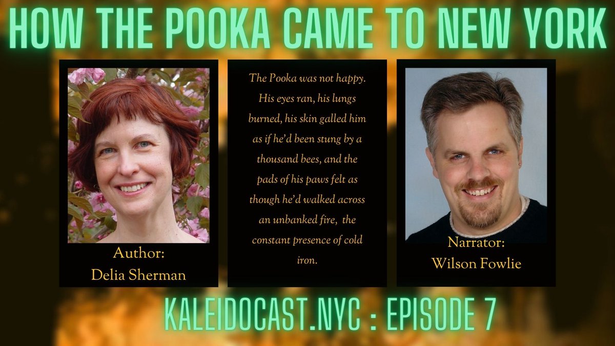 Ep 7 is here!  Carlos Luis Delgado and Delia Sherman bring you stories about immigrant life in NYC, the hustle, and magic. Read by the amazingly talented Wilson Fowlie. 
soundcloud.com/kaleidocast/s4…
