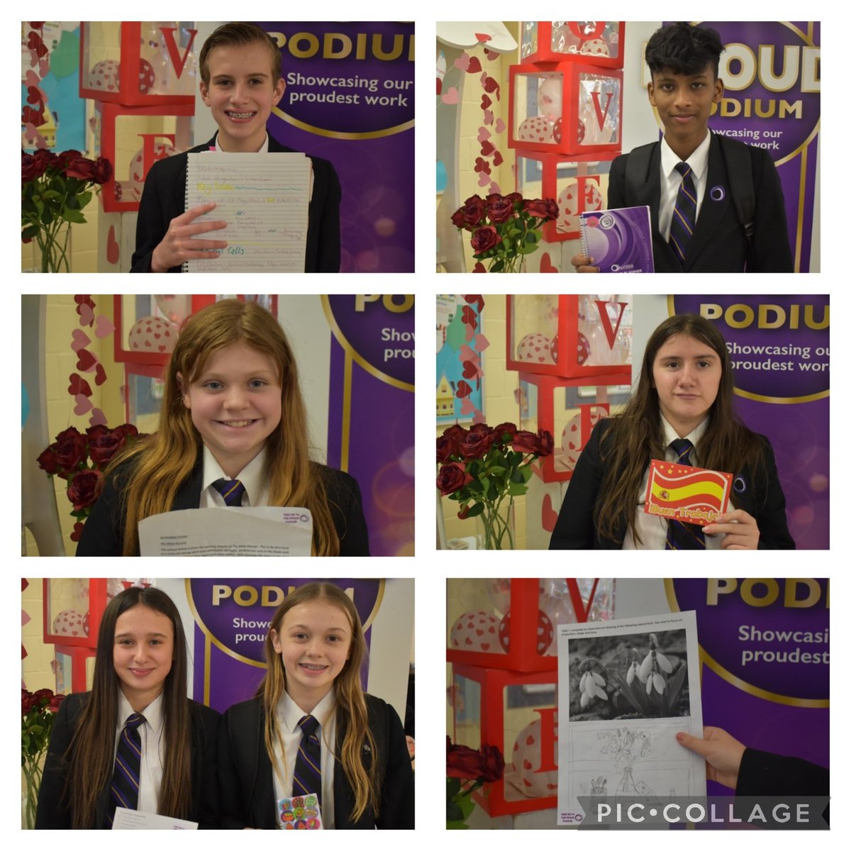 Outwood_Valley's tweet image. ❤️ Proud Podium ❤️ 

A few pics from our February Love to Learn Proud Podium. Thank you for sharing your work with us. 🌟 
#Proud #LoveToLearn #ThirstForLearning #ValuedAtValley