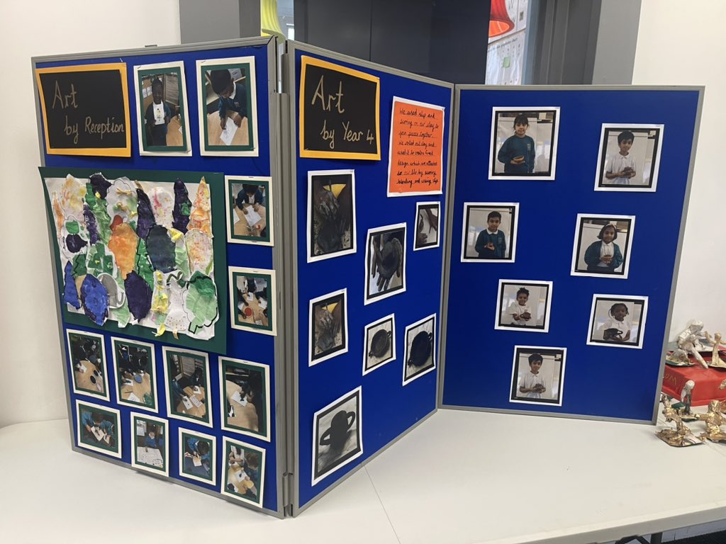 We are excited to welcome parents and families for our first parent’s evening meetings today. We are proud to showcase fantastic art work from across the school too