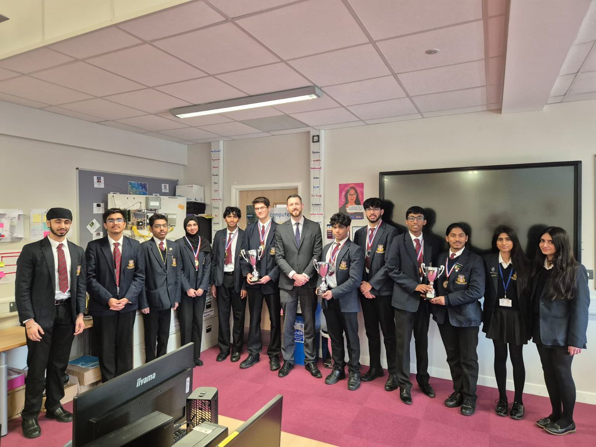 Our Y12 & 13 Computing students attended the Lockheed Martin Code Quest competition on Saturday and achieved 1st, 2nd and 3rd places respectively! We are so proud of our students and well done to all involved! #growth