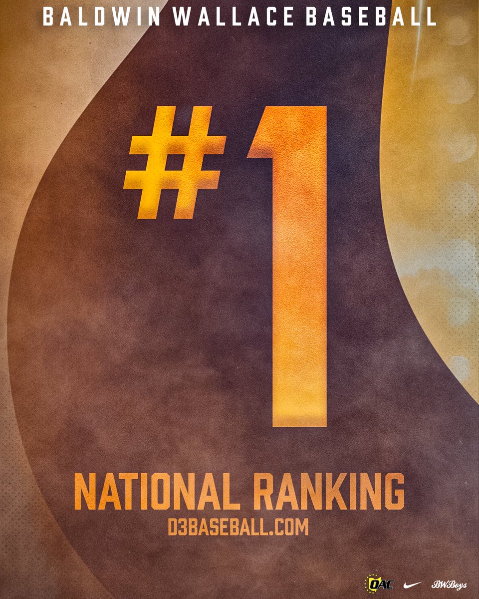 For the first time in program history, your Jackets are ranked #1 in the country! #BWBoys | #d3b