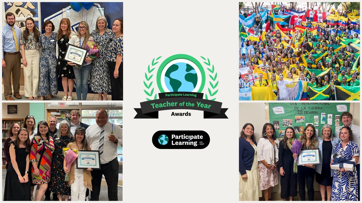It's here—the 2024 Participate Learning Teacher of the Year Awards launch today! 🎉🌍 Calling all educators in our network: this is your chance to shine and be recognized for your dedication to #UnitingOurWorld through global learning. 🌟
