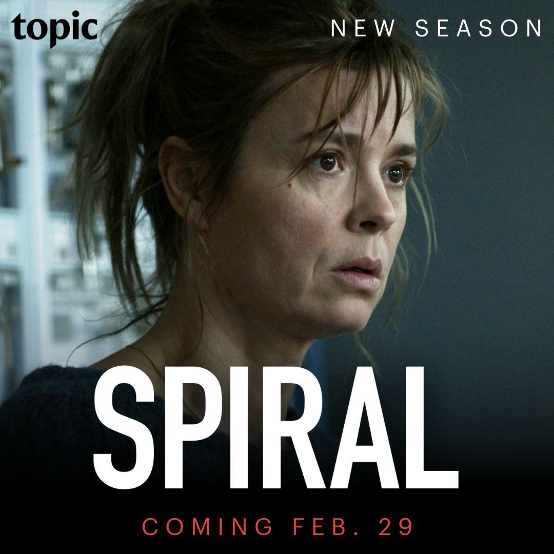 Shaken by the events at the end of season 4, Laure and the team return for more dark tragedy in season 5 of SPIRAL. Premieres February 29 on Topic: buff.ly/3rN1Tan