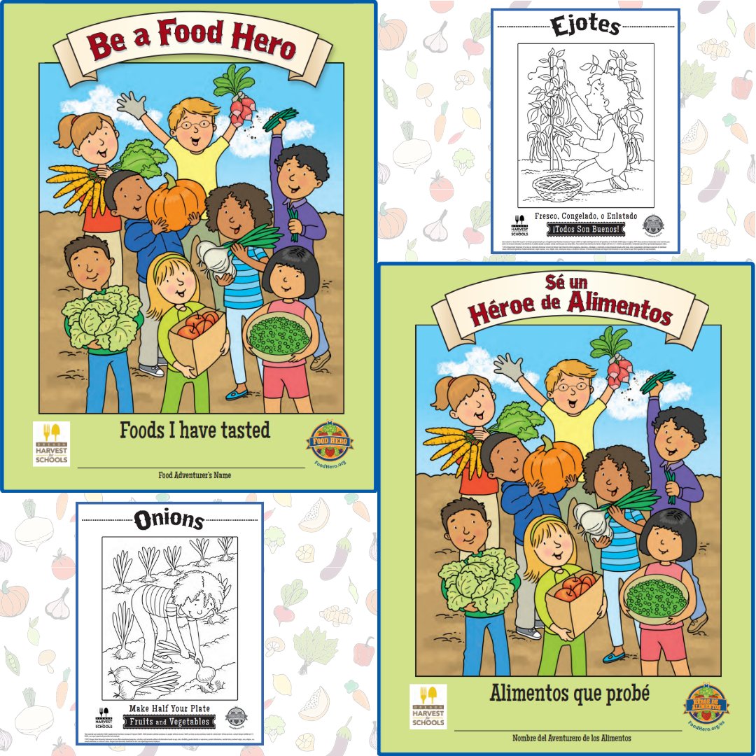 statelibraryor's tweet image. Oregon is known for its farming. Start your shopping list or prepare for the garden with the &quot;Be a Food Hero&quot; coloring book. English and Spanish can be found in our digital collection.

digital.osl.state.or.us/islandora/obje…

digital.osl.state.or.us/islandora/obje…

#StateLibraryofOregon #SLO #FamilyFunFriday