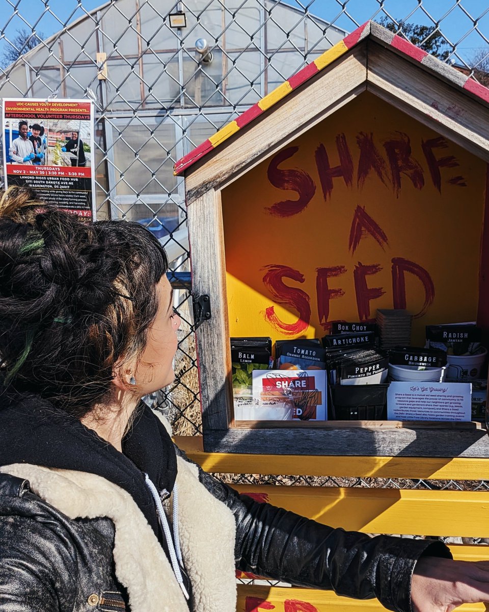 ReanaMK's tweet photo. Been a really fun week of restocking @ShareaSeed Little Free Seed Libraries! One more to go and give a seed-full send off before the move! 🌱💚 https://t.co/eGO6cfADHj