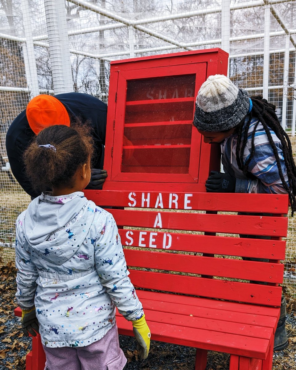 ReanaMK's tweet photo. Been a really fun week of restocking @ShareaSeed Little Free Seed Libraries! One more to go and give a seed-full send off before the move! 🌱💚 https://t.co/eGO6cfADHj