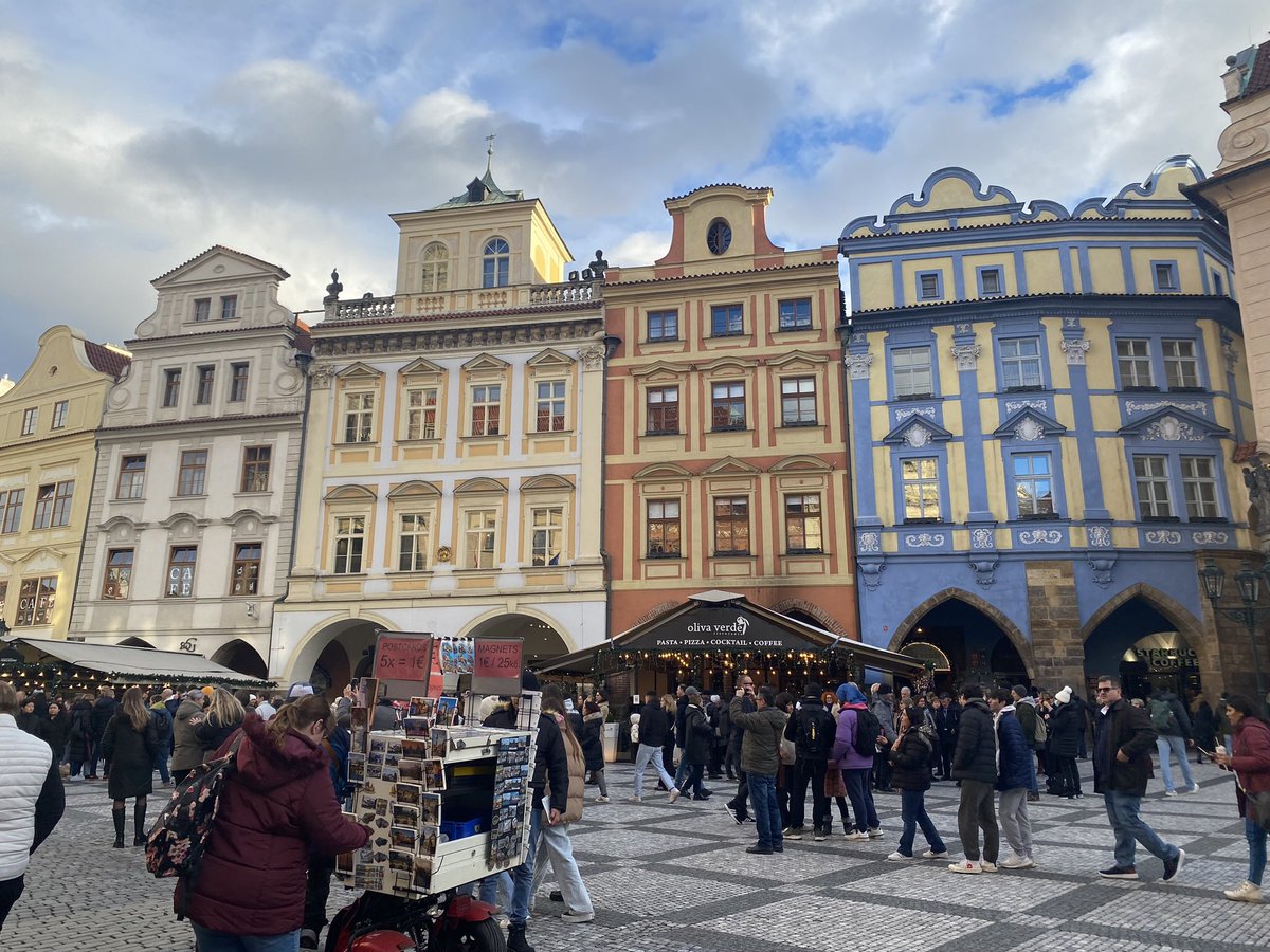 プラハの冬の街並み🇨🇿☃️