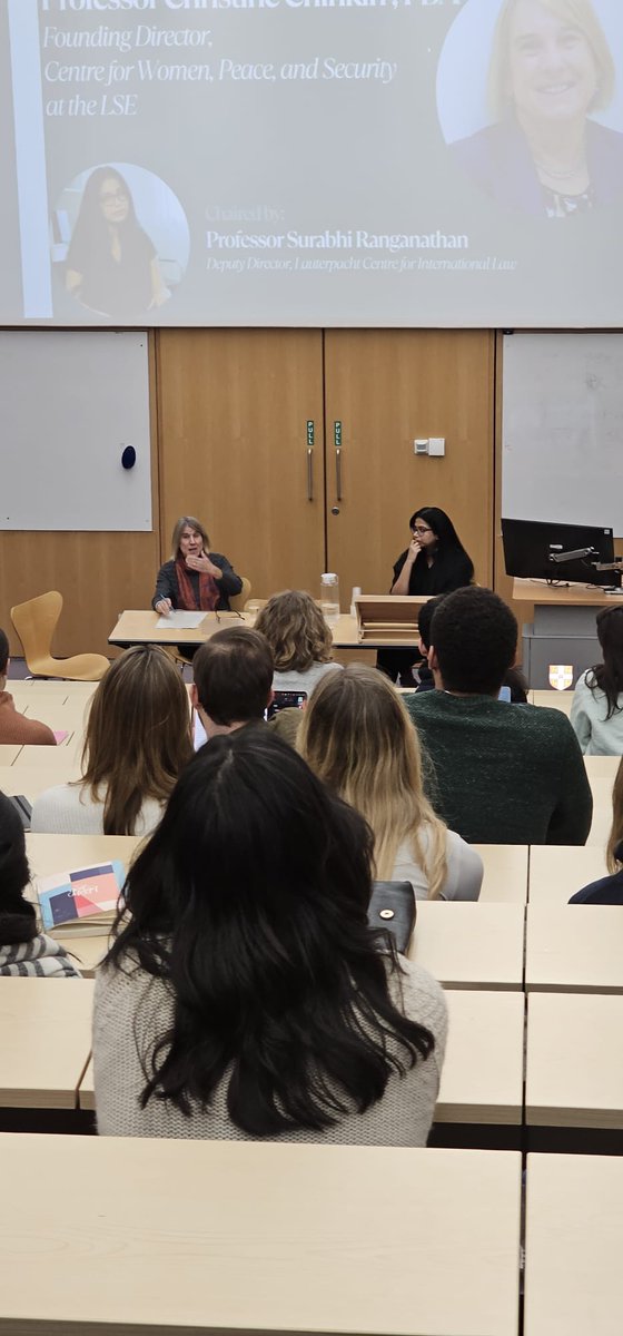 Huge thank you to Professor Christine Chinkin for an enlightening discussion, Professor Surabhi Ranganathan for chairing, BoMin Keum for organising, and to everyone who joined us! Your contributions made our 2024 Lecture Series a success!