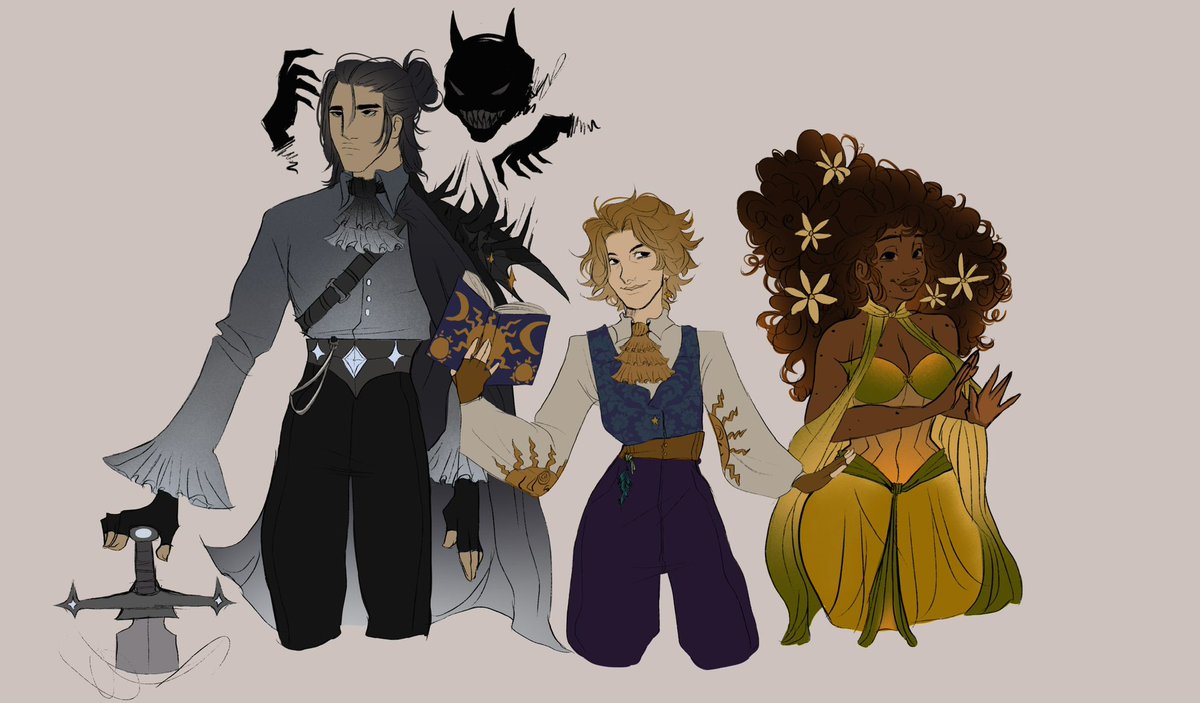 mo_rgue's tweet photo. Wip of some new oc's! https://t.co/4vrPpMLO5d