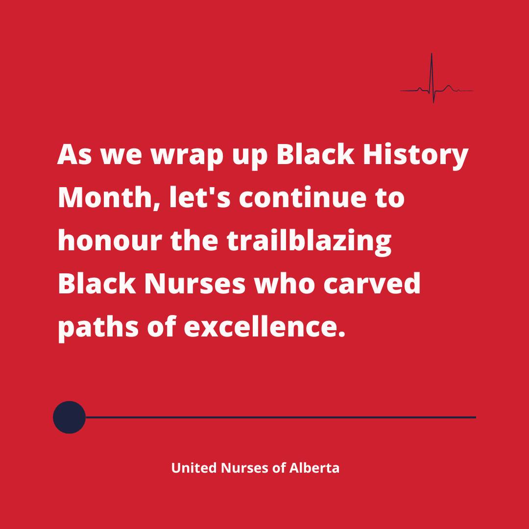 As Black History Month ends, let's continue to celebrate the remarkable legacy of trailblazing Black Nurses who paved the way.

Their courage and impact continue to shine brightly in the nursing profession.

#blackhistory #ABnurses #NeednursesAB