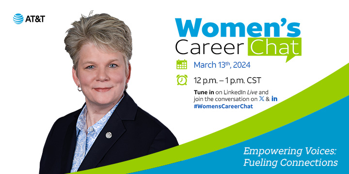 Exciting news! #WomensCareerChat is back on March 13th. Engage with inspiring women leaders from #LifeAtATT & beyond. Gain insights & empower yourself through connections. Stay tuned and learn more about the event via the link in our bio. Don't miss it! 🌟 go.att.jobs/6011X6mNV