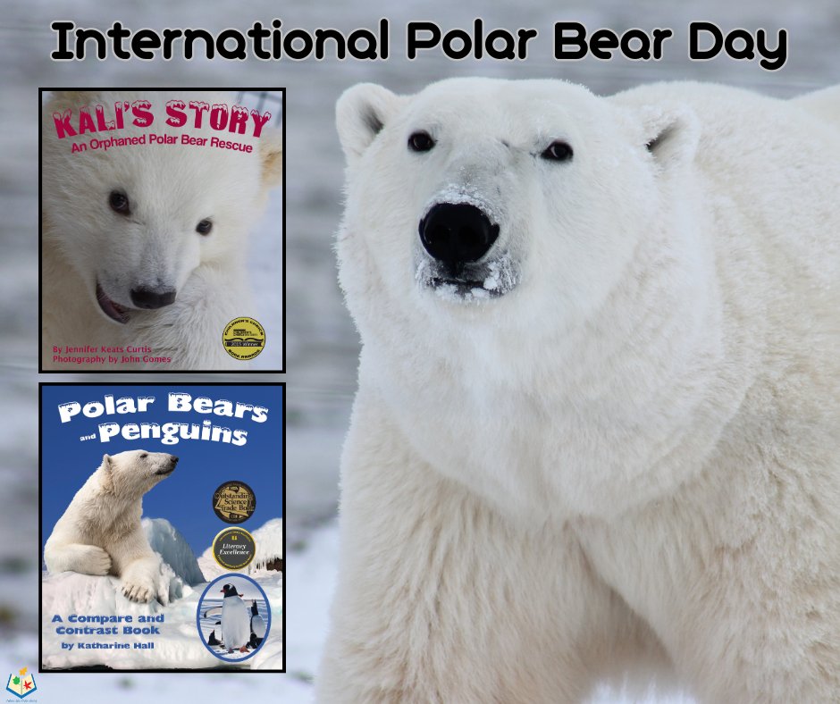 International Polar Bear Day raises the awareness of the issues endangering these marine mammals such as climate change. Learn more about polar bears and how you can help them! You can purchase our polar bear themed books through our catalog! bit.ly/2LV7h00