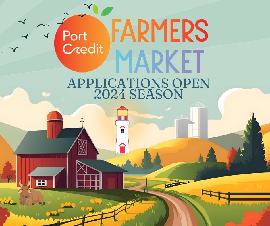 The Port Credit BIA is excited to announce that we are now accepting applications for our annual Port Credit Farmers Market! If you are a producer in Ontario, we would love to have you at the Port Credit Farmers Market. Complete you application here: forms.gle/bibX1jeNMFrgEu…