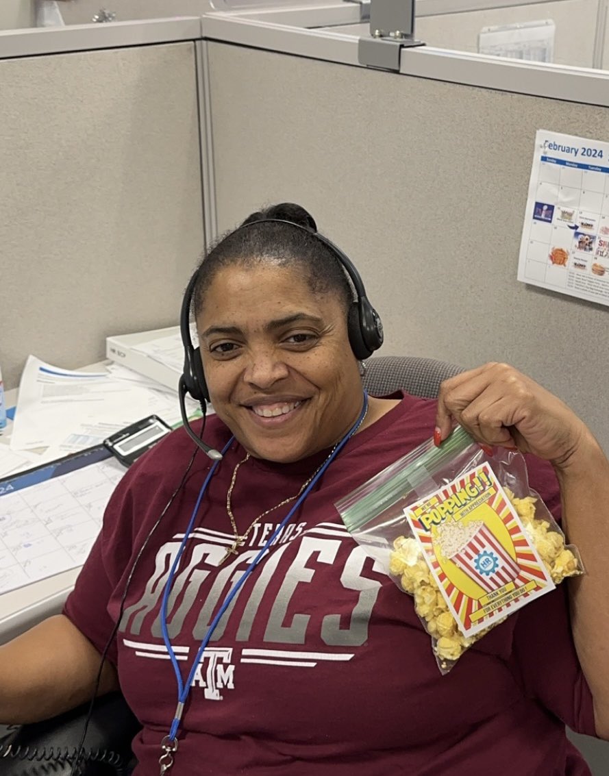 HROperations21's tweet photo. Day 2 of #EAW24 theme: “You make our department POP” (popcorn)   Celebrating our employees! #LifeAtATT #HROrganization https://t.co/NE4Db1Ov32