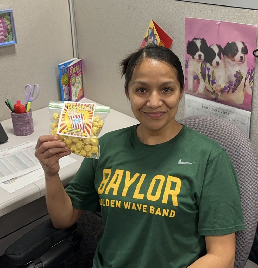 HROperations21's tweet photo. Day 2 of #EAW24 theme: “You make our department POP” (popcorn)   Celebrating our employees! #LifeAtATT #HROrganization https://t.co/NE4Db1Ov32