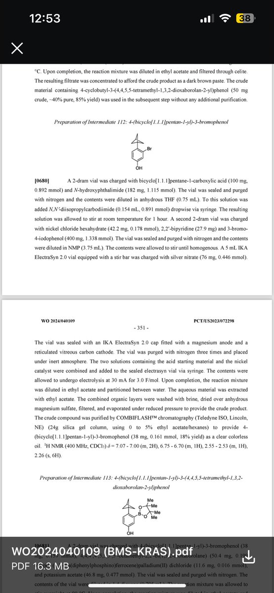 Coolest moment of my career so far… While a super duper small effort of a much larger program, it was incredibly rewarding to use the tools I developed in my PhD with @g_laudadio and @BaranLabReads in the real world to explore SAR in KRAS chemical space. #echeminthewild ⚡️