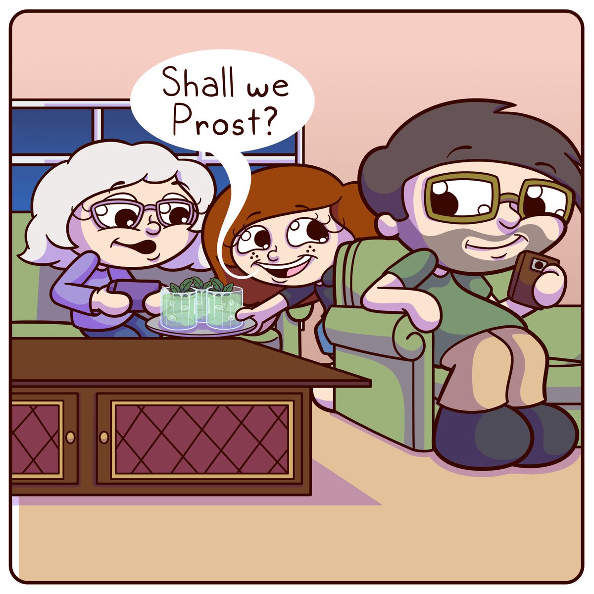 LittleMeComix's tweet photo. Mojito anyone😋🍹 If you don't drink alcohol, you can make them without the rum😊 I also top mine off with lemon lime sparkling ice instead of club soda🍾https://t.co/jcXzrI6wZr
#Adultlife #CocktailFun #comics #comicstrip #HappyHour #humor #littleanimatedme #Mojito #originalcomic https://t.co/2MFZ2zwLU1