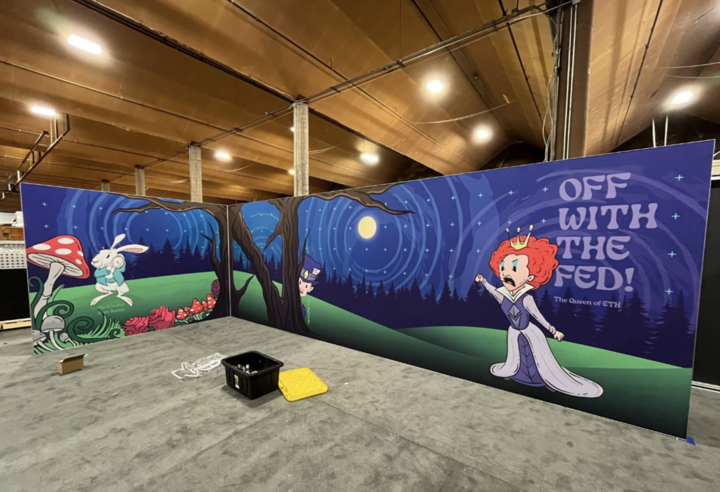 NEARProtocol's tweet photo. Feb 29th - March 3rd - NEAR @ ETHDenver Booth!

Meet the builders of the open web at Booth #314 in the Spork Castle!

Chat with teams across the NEAR ecosystem and dive down the rabbit holes into Chain Abstraction, NEAR DA, and more.
